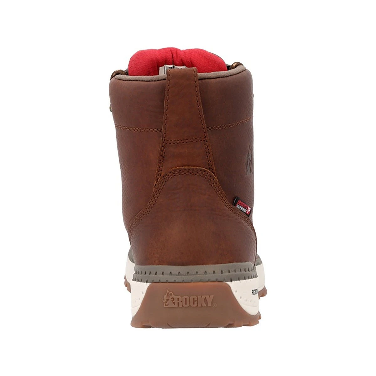 Rocky Boots: Men's RKK0435 Tobacco Composite Toe 6" Rebound Wedge Waterproof Work Boot - Image 4