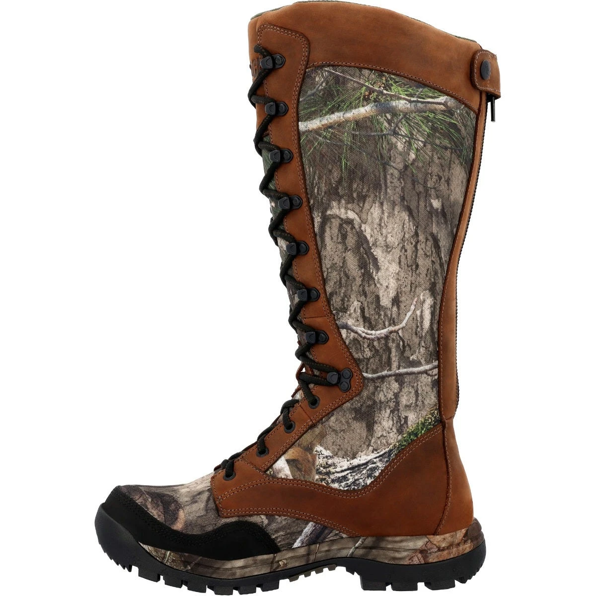 Rocky Boots: Men's RKS0616 Camo Brown Soft Toe Lynx 16" Waterproof Snake Boot - Image 3