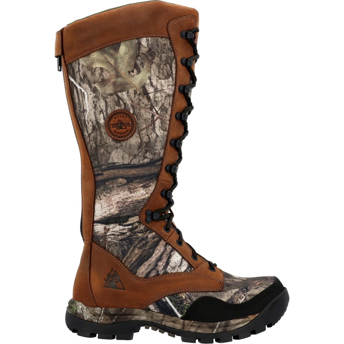 Rocky Boots: Men's RKS0616 Camo Brown Soft Toe Lynx 16" Waterproof Snake Boot - Image 2