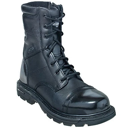 Thorogood Men's 834-6888 Black 8 Inch Uniform Side Zip Jump Boots - Image 3