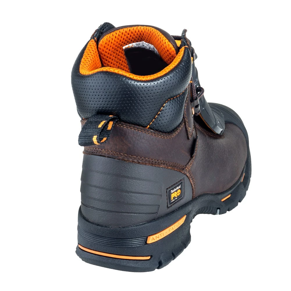 Timberland PRO Boots: Men's TB0A172T 214 Brown 6-Inch External Met Guard Steel Toe EH Boots - Image 6