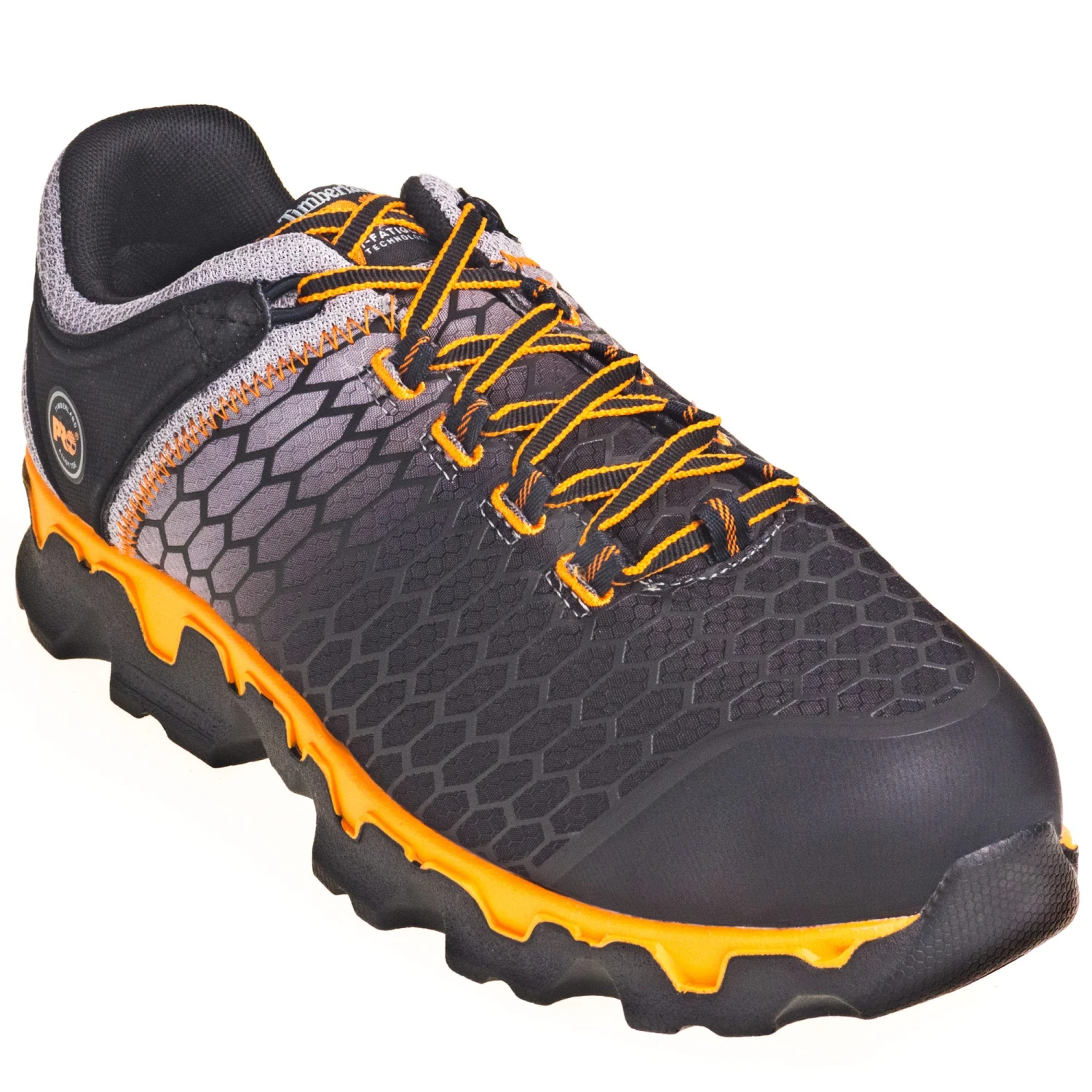 Timberland PRO Shoes: Men's TB0A1GT9 065 Grey ESD Alloy Toe Powertrain Sport Athletic Work Shoes - Image 3