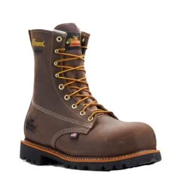 Thorogood Boots: Men's 804 4248 Nano Toe 8" American Legacy Series Waterproof Crazyhorse Work Boot