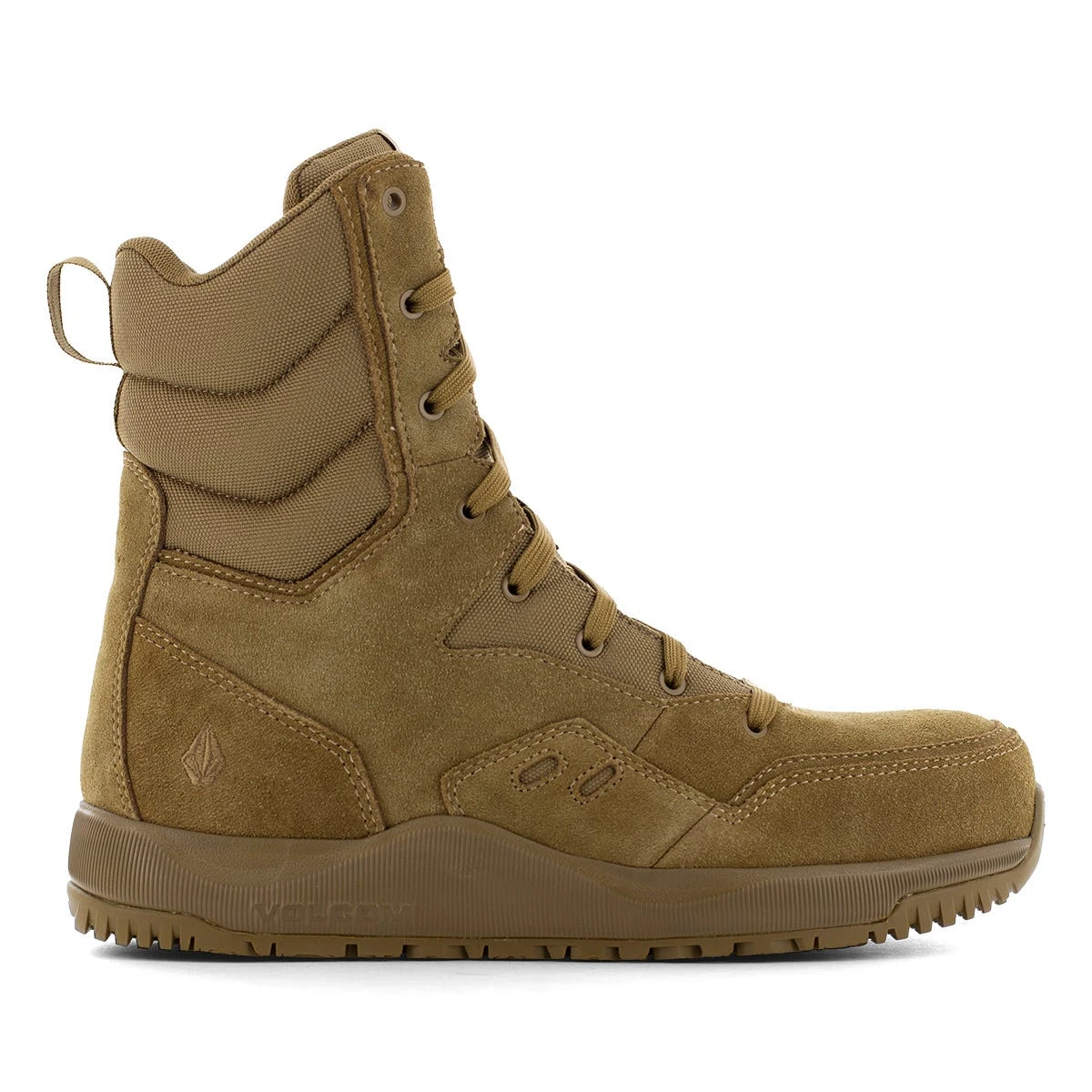 Volcom Boots: Men's VM30702 Coyote Composite Toe Stone Force Skate-Inspired 8" Side Zipper Tactical Boot - Image 3