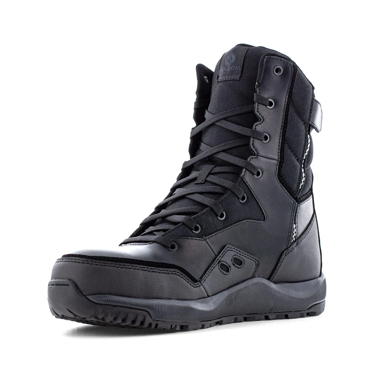 Volcom Boots: Men's VM30704 Black Composite Toe Street Shield Skate-Inspired 8" Tactical Side Zipper Boot - Image 3