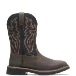 Wolverine Boots: Men's 10768 Rancher Brown Soft Toe Waterproof Wellington Boot
