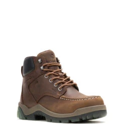 Wolverine Boots: Men's W251007 Dark Brown Composite Toe Vantage Ft. Hyperrest 6'' Moc Toe Carbonmax Work Boot