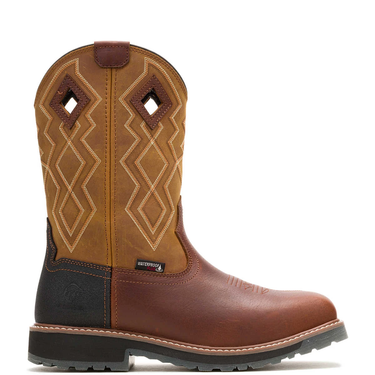 Wolverine Boots: Men's W251013 Cashew Composite Toe Rancher Pro Hyperrest Pull On Work Wellington Work Boot - Image 2