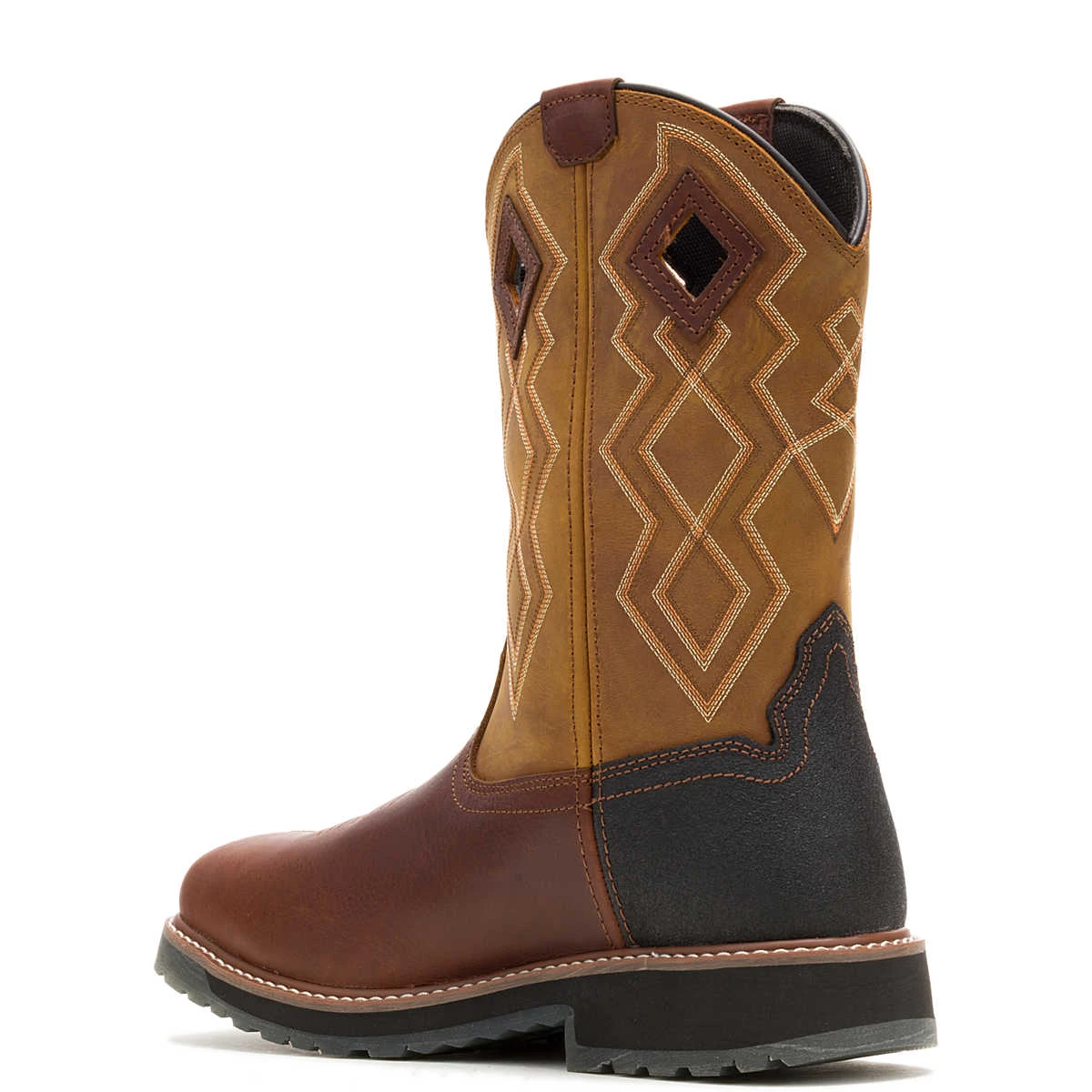 Wolverine Boots: Men's W251013 Cashew Composite Toe Rancher Pro Hyperrest Pull On Work Wellington Work Boot - Image 3